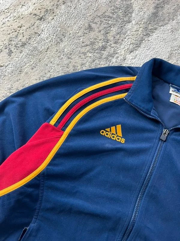 Conjunto de Fato de Treino adidas Away Football Vintage Espanha 1999-2000s Tamanho G – photo 4